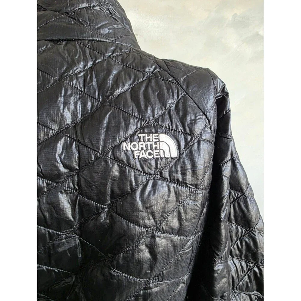 The North Face Thermoball Insulated Black Puffer Jacket Womens Sz M